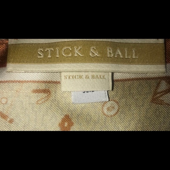 Stick & Ball  Exclusive Polo Silk Scarf NWT - Picture 8 of 13